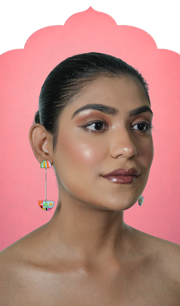 STICK MODERN ART EARRINGS