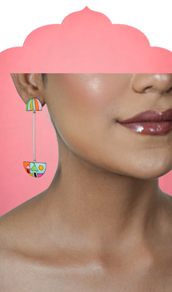 STICK MODERN ART EARRINGS